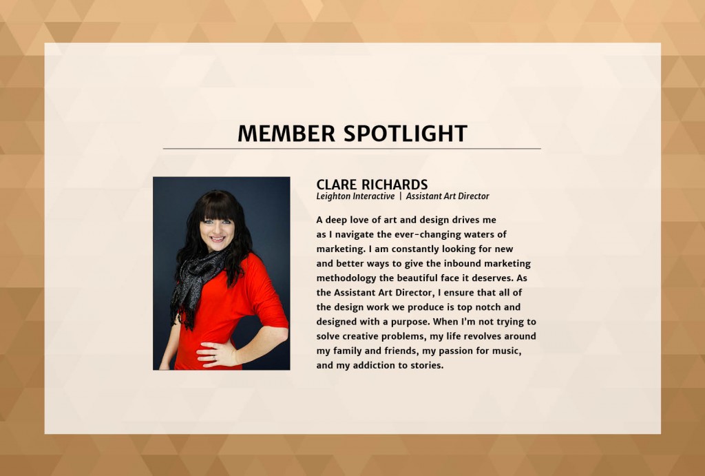 AAF Member spotlight example