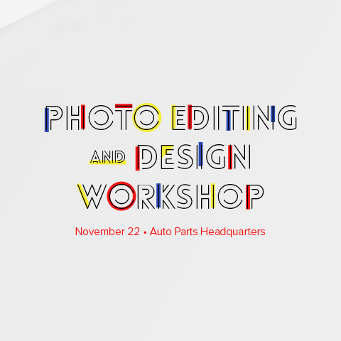 Photo Editing and Design Workshop