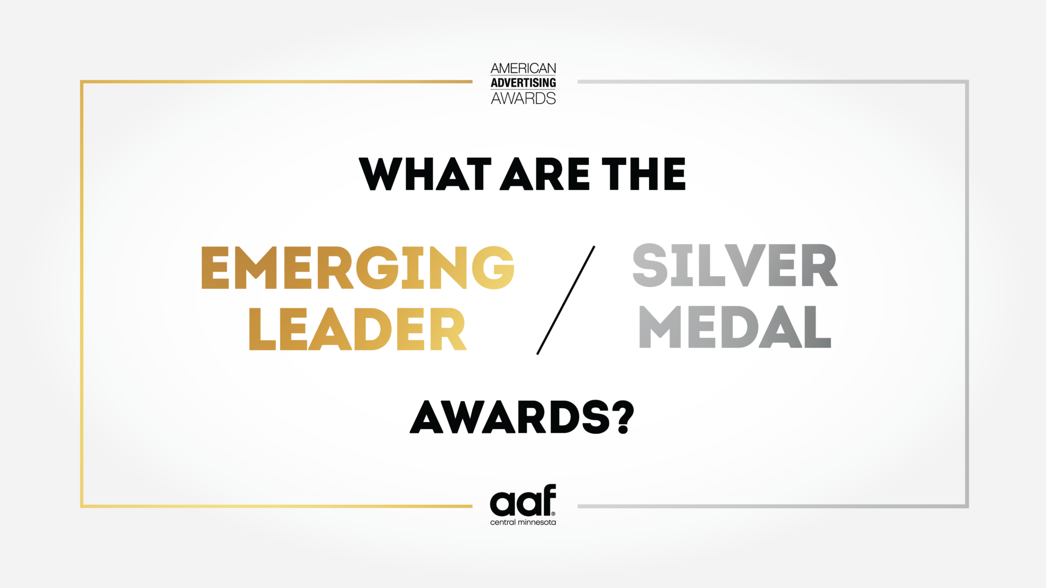 What Are the Emerging Leader and Silver Medal Awards?